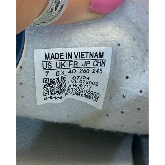 Adidas Gazelle Indoor Blue Fusion Gum Men’s 7 NWOT - Picture 10 of 11